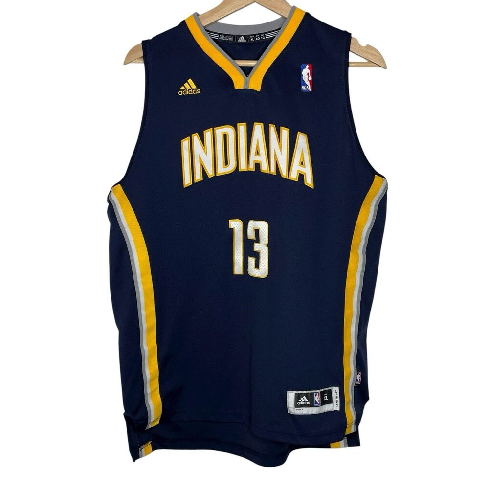Adidas Indiana Pacers Paul George Jersey Youth XL Blue #13